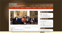 Desktop Screenshot of jadwigaslaska.pl